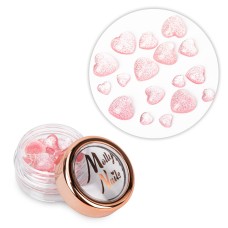 Molly Nails 3D Hearts №3 - Декорация за нокти във формата на сърце 40бр. Molly Nails 3D Hearts №3 - Декорация за нокти във формата на сърце 40бр.